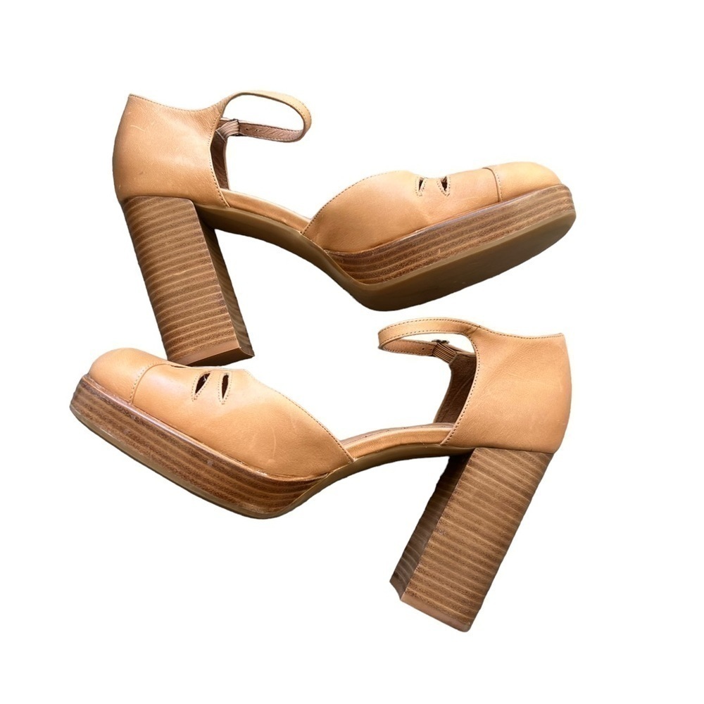 Jeffrey Campbell - Star Man Platform Retro MaryJane Pump Sz 9.5 - Picture 11 of 11